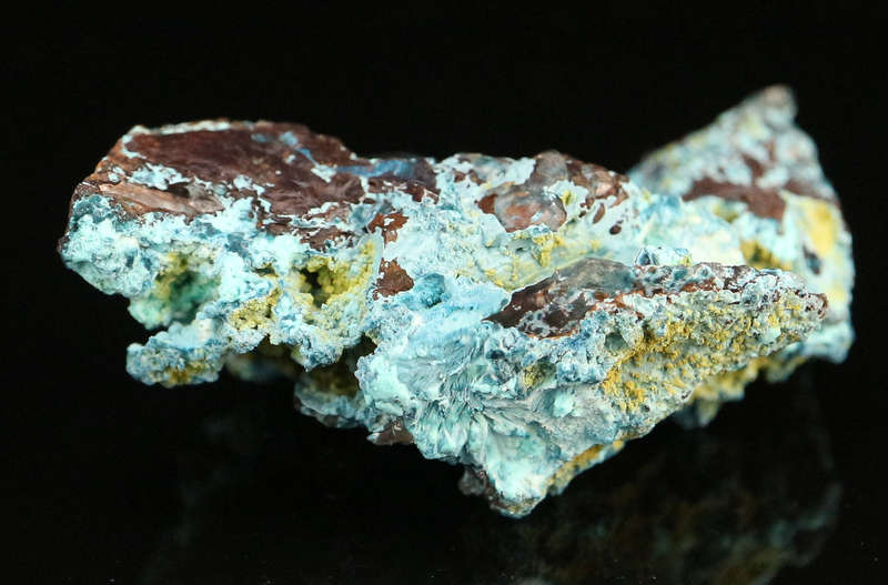 Duftite, Chrysocolla on Quartz, Kaokoveld Region, Namibia