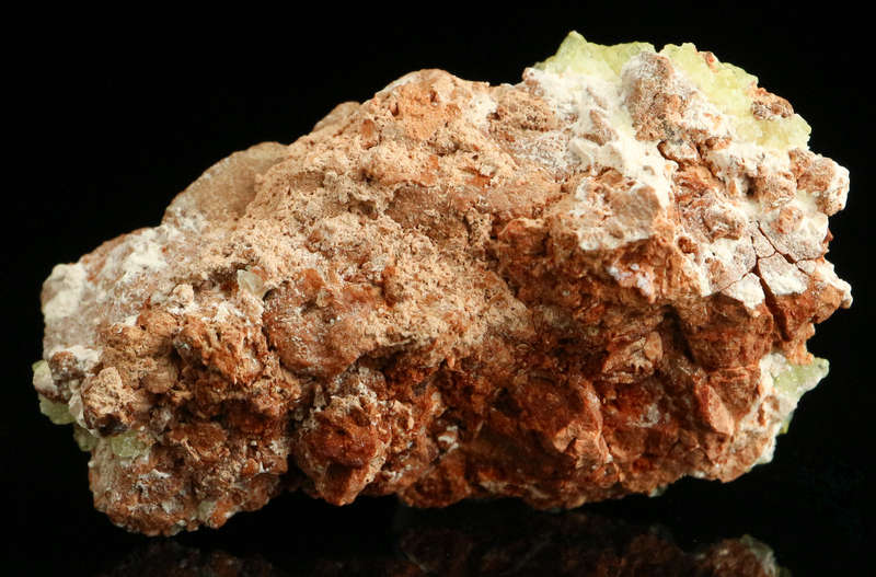 Ettringite on Matrix, "N'Chwaning II Mine, Kalahari Manganese Field, Northern Cape, South Africa. "