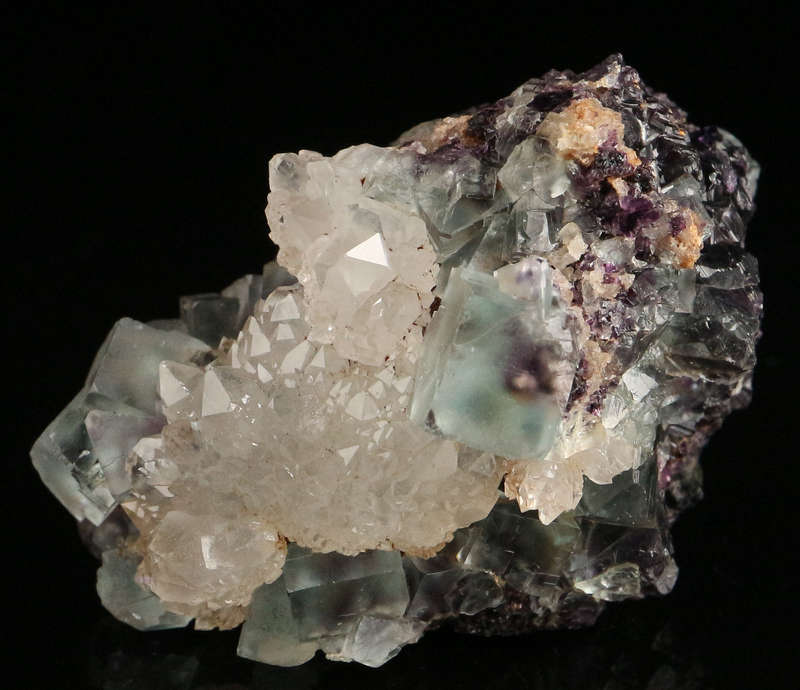 Quartz on Fluorite Cluster, Okoruso Mine, Namibia