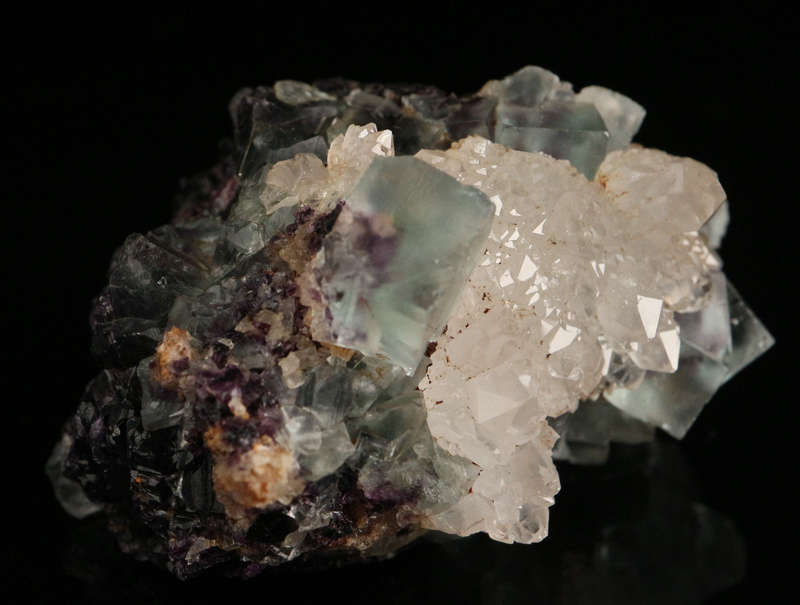 Quartz on Fluorite Cluster, Okoruso Mine, Namibia