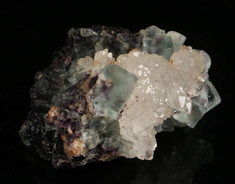 Quartz on Fluorite Cluster, Okoruso Mine, Namibia