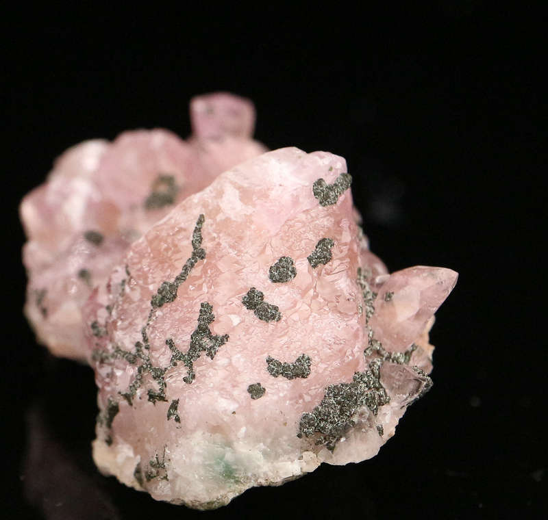 Copper on Cobaltoan Calcite, Mashamba West Mine, DRC
