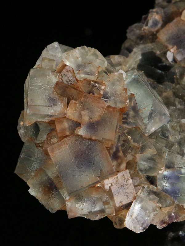 Purple-Green Zoned Fluorite on Matrix, Okoruso Mine, Namibia
