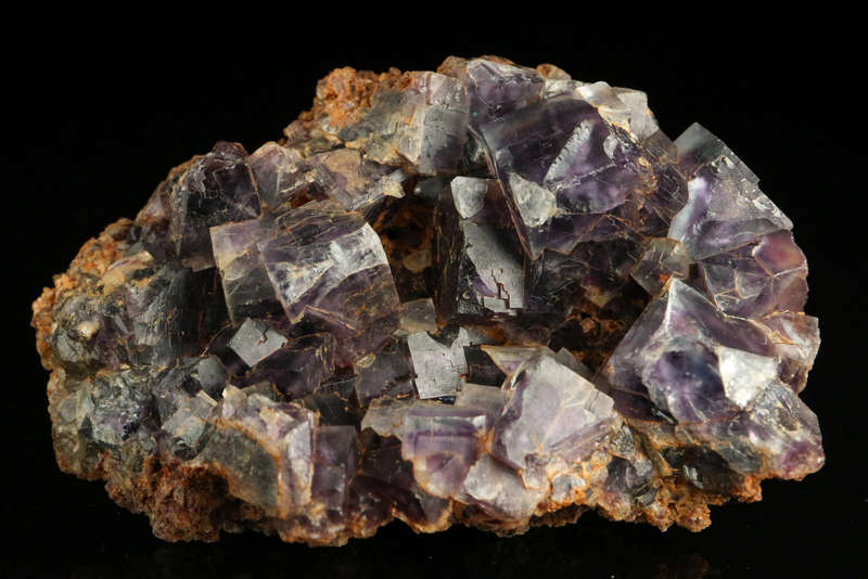 Purple Zoned Fluorite Cluster, Okoruso Mine, Namibia