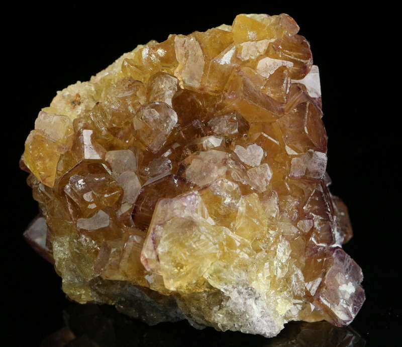 Purple-Yellow Zoned Fluorite Cluster, Okoruso Mine, Namibia