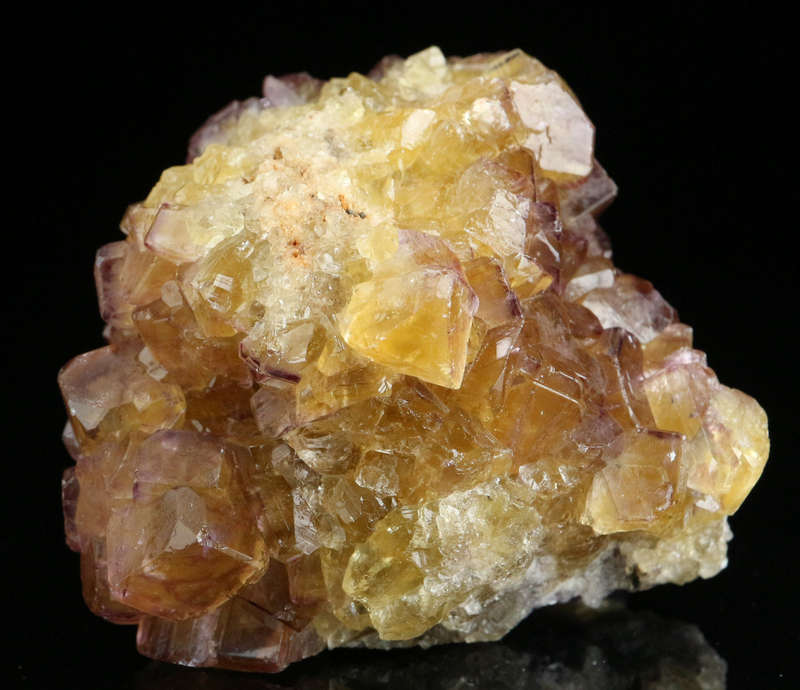 Purple-Yellow Zoned Fluorite Cluster, Okoruso Mine, Namibia