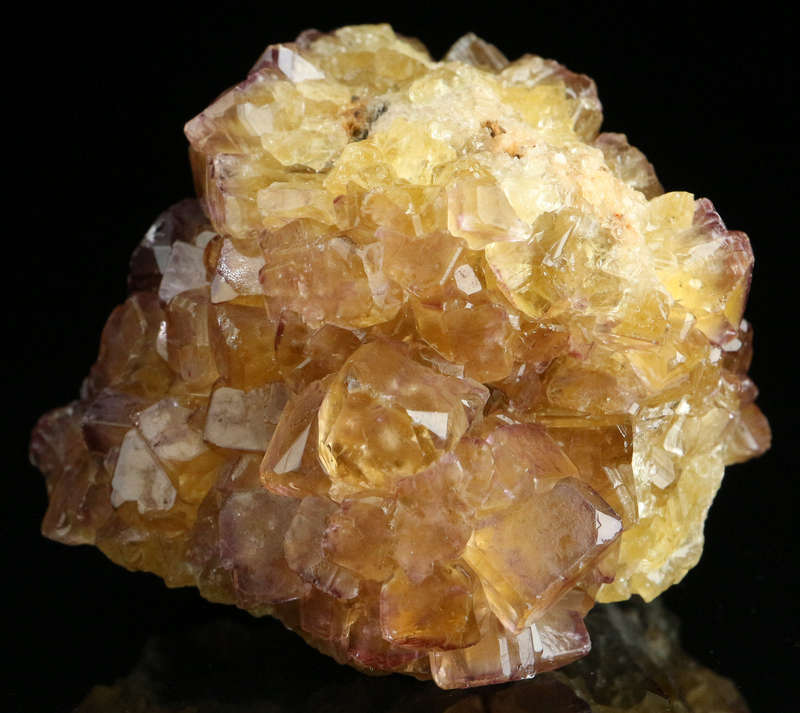 Purple-Yellow Zoned Fluorite Cluster, Okoruso Mine, Namibia