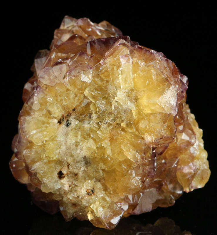 Purple-Yellow Zoned Fluorite Cluster, Okoruso Mine, Namibia