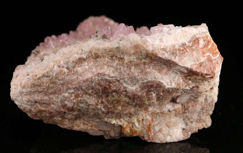 Cobaltoan Calcite on Matrix, Mashamba West Mine, DRC