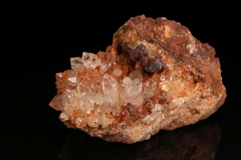 Fluorite on Quartz, Riemvasmaak, Northern Cape, South Africa