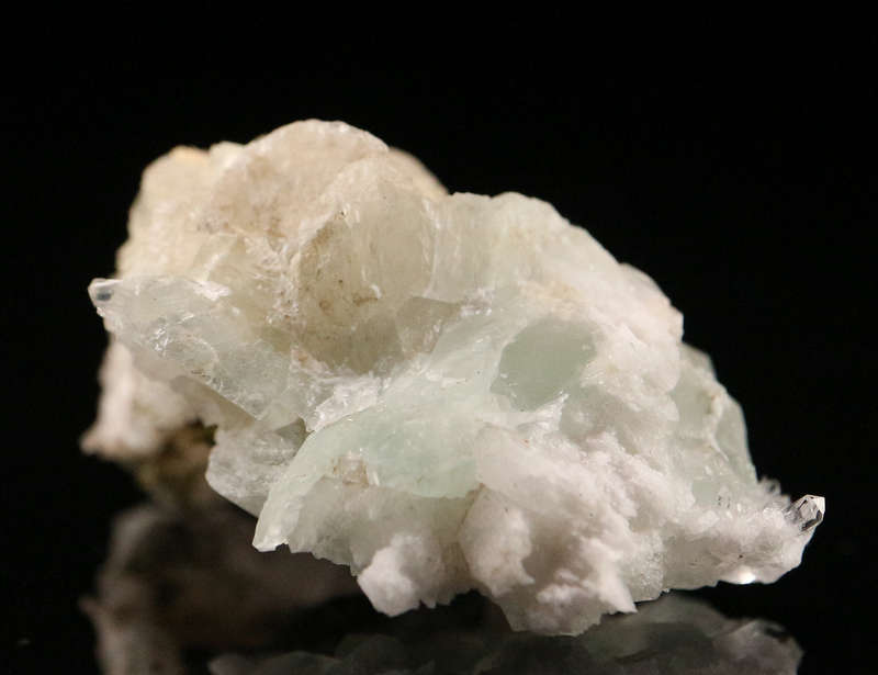 Prehnite on Quartz, Gobobosebberge Mnt, Namibia