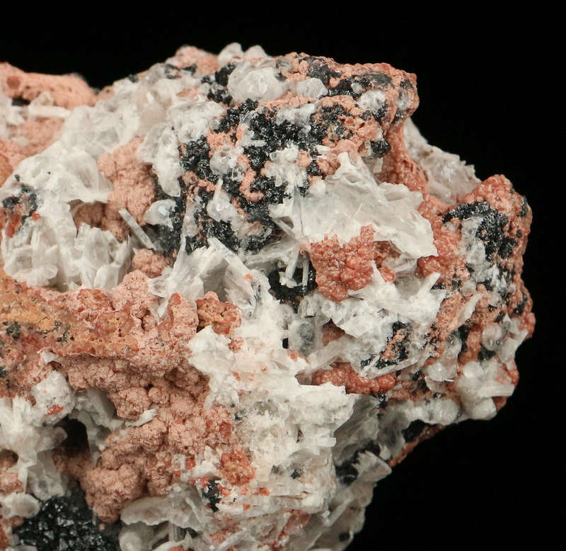 Hausmaniite and Andradite,"N'Chwaning II Mine, Kalahari Manganese Field, Northern Cape, South Africa