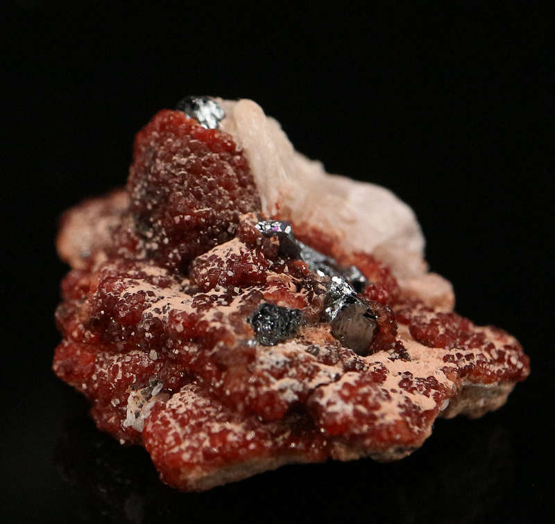 Andradite on Hematite, Wessels Mine, Northern Cape, South Africa