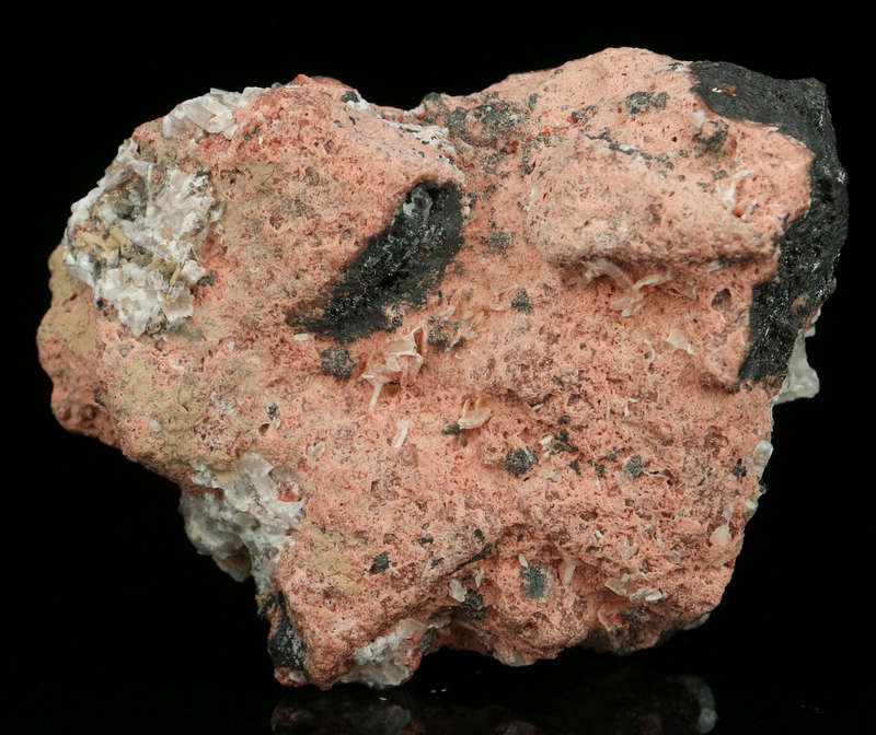 Hausmaniite and Andradite,"N'Chwaning II Mine, Kalahari Manganese Field, Northern Cape, South Africa