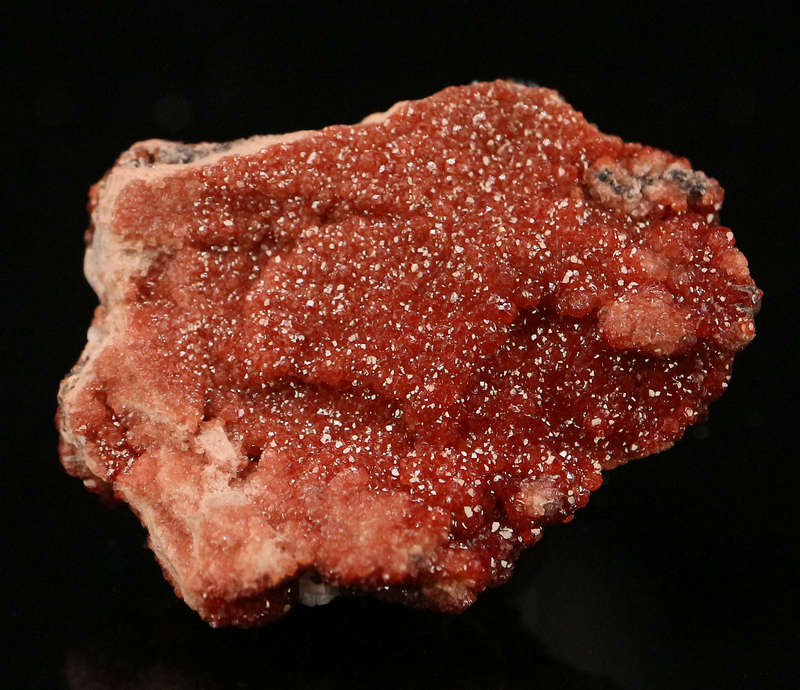 Andradite on Hematite, Wessels Mine, Northern Cape, South Africa