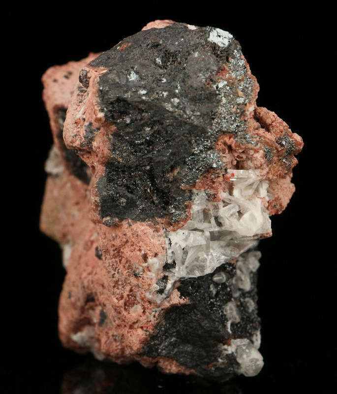 Hausmaniite and Andradite,"N'Chwaning II Mine, Kalahari Manganese Field, Northern Cape, South Africa