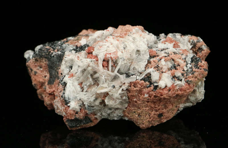 Hausmaniite and Andradite,"N'Chwaning II Mine, Kalahari Manganese Field, Northern Cape, South Africa