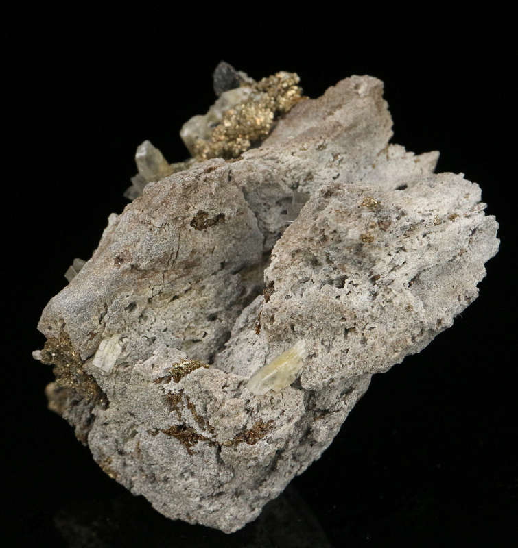 Baryte, Pyrite on Matrix, Rosh Pinah Mine, Namibia