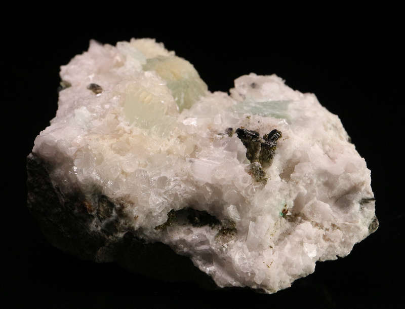 Laumontite, Prehnite on Matrix, Gobobosebberge Mnt, Namibia