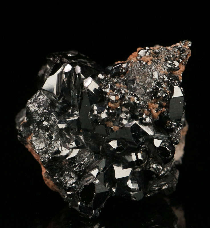 Hematite Cluster, "N'Chwaning II Mine, Kalahari Manganese Field, Northern Cape, South Africa. "