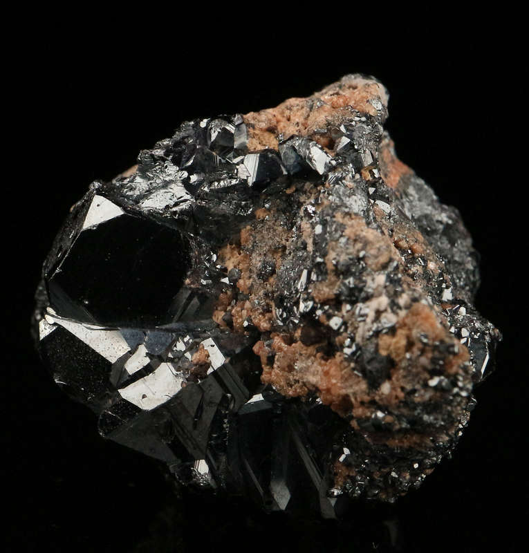 Hematite Cluster, "N'Chwaning II Mine, Kalahari Manganese Field, Northern Cape, South Africa. "
