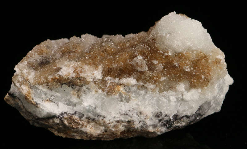 Quartz Drusy on Smithsonite, Skorpion Mine, Karas Region, Namibia