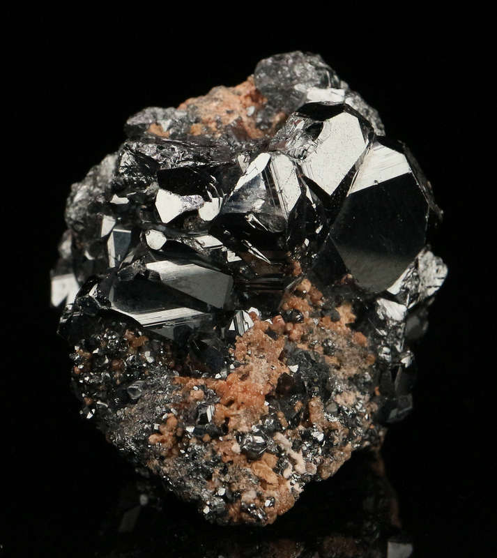 Hematite Cluster, "N'Chwaning II Mine, Kalahari Manganese Field, Northern Cape, South Africa. "