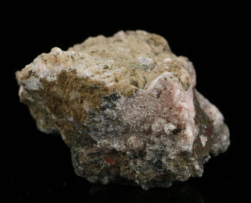 Gageite on Rhodochrosite,"N'Chwaning II Mine, Kalahari Manganese Field, Northern Cape, South Africa.