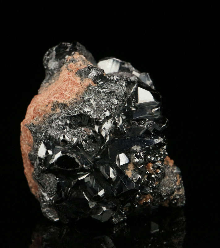 Hematite Cluster, "N'Chwaning II Mine, Kalahari Manganese Field, Northern Cape, South Africa. "