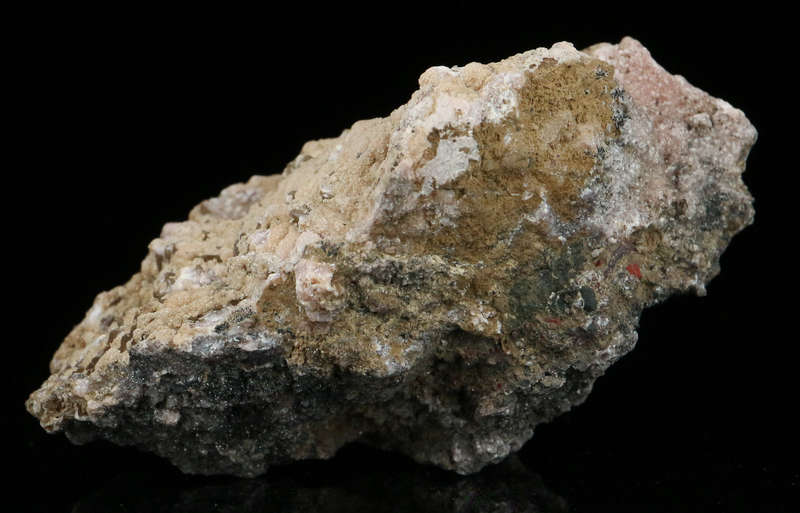 Gageite on Rhodochrosite,"N'Chwaning II Mine, Kalahari Manganese Field, Northern Cape, South Africa.