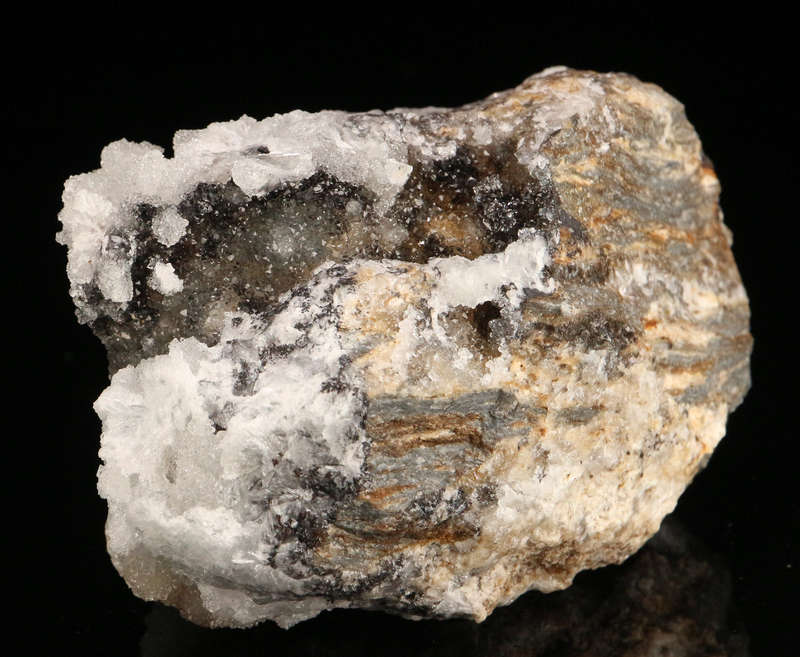 Quartz Drusy on Smithsonite, Skorpion Mine, Karas Region, Namibia