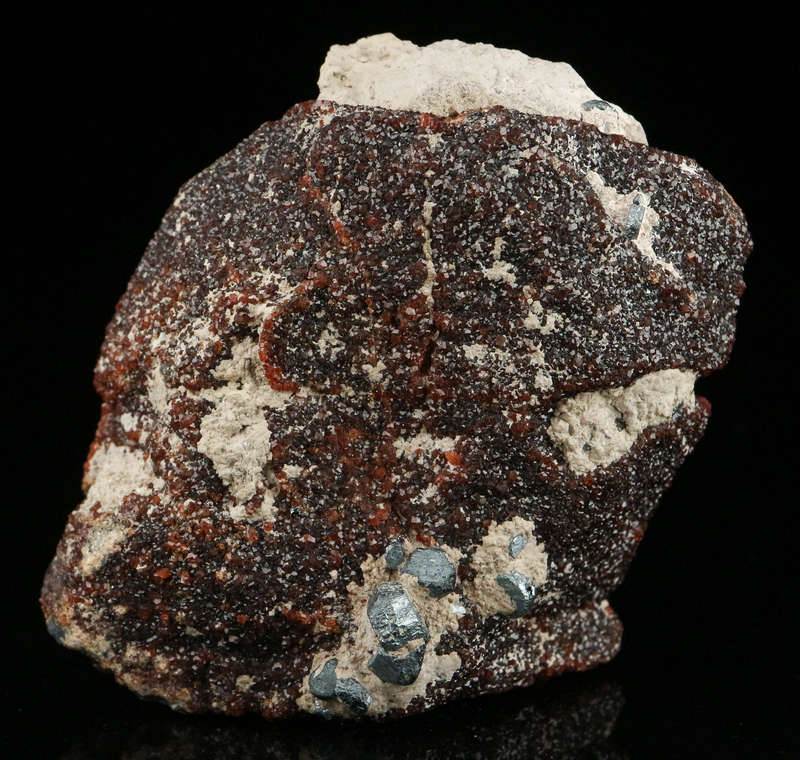 Hematite, Andradite on Matrix,"N'Chwaning II Mine, Kalahari Manganese Field, Northern Cape, South Af