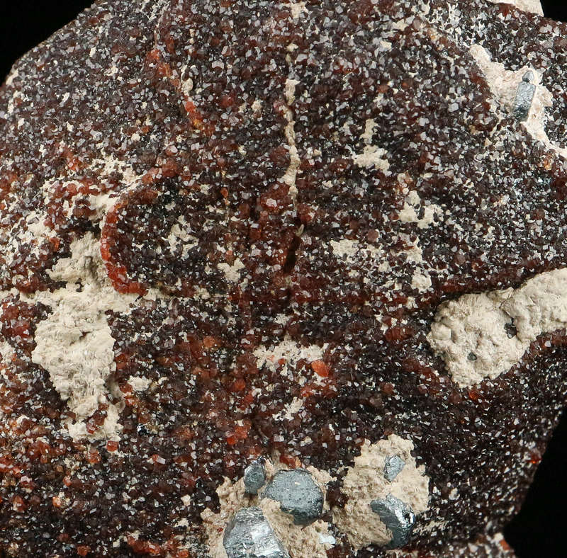 Hematite, Andradite on Matrix,"N'Chwaning II Mine, Kalahari Manganese Field, Northern Cape, South Af