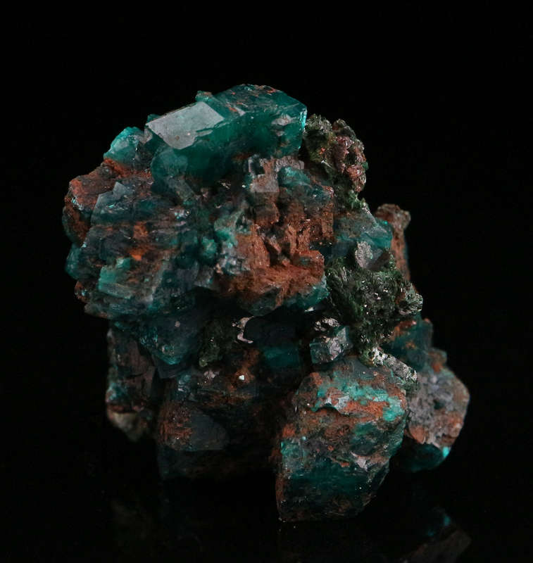 Dioptase Cluster, Tantara Mine, DRC