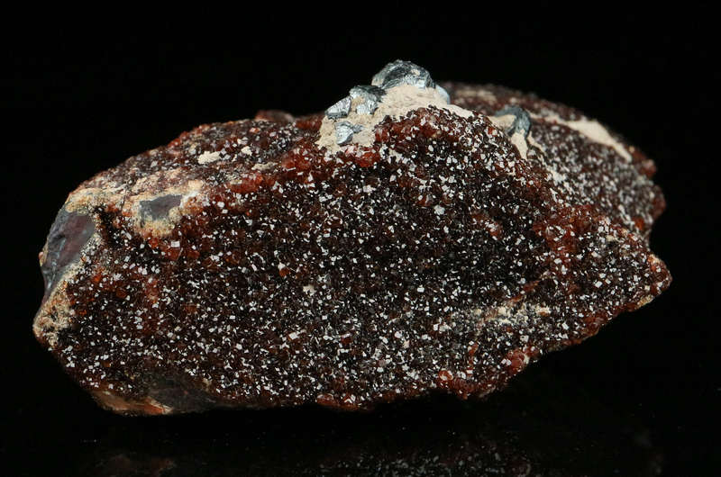Hematite, Andradite on Matrix,"N'Chwaning II Mine, Kalahari Manganese Field, Northern Cape, South Af