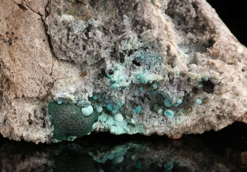 Malachite on Matrix,Mashamba West Mine, DRC