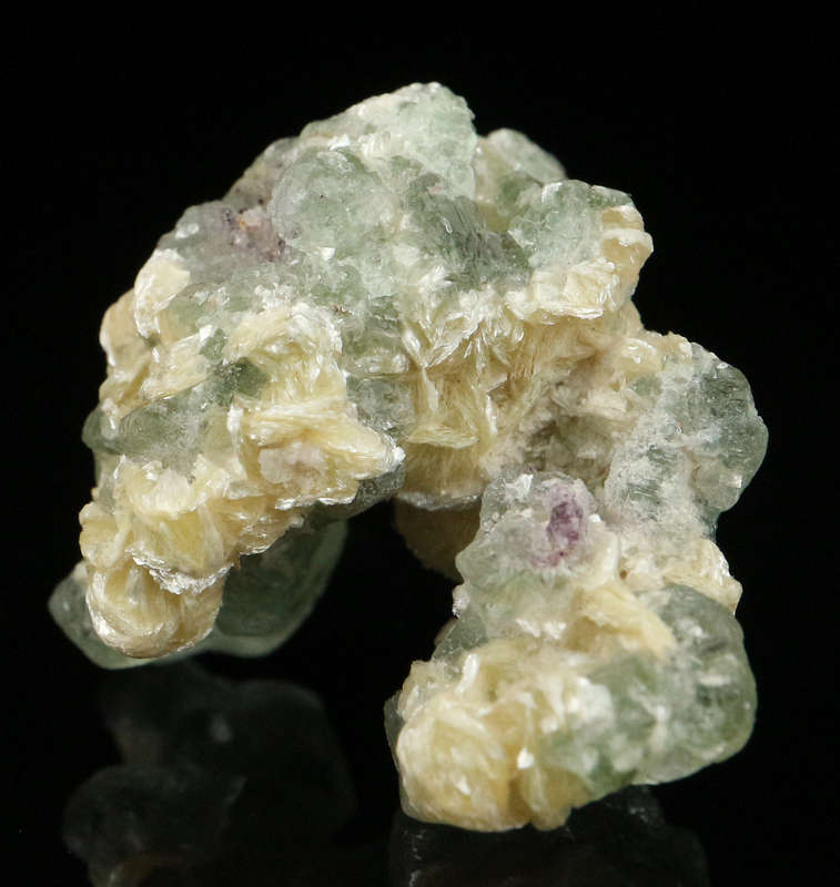 Muscovite on Fluorite, Erongo Mnt Region, Namibia