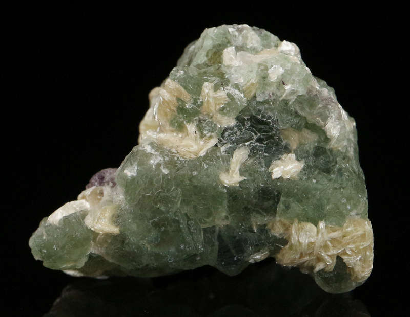 Muscovite on Fluorite, Erongo Mnt Region, Namibia