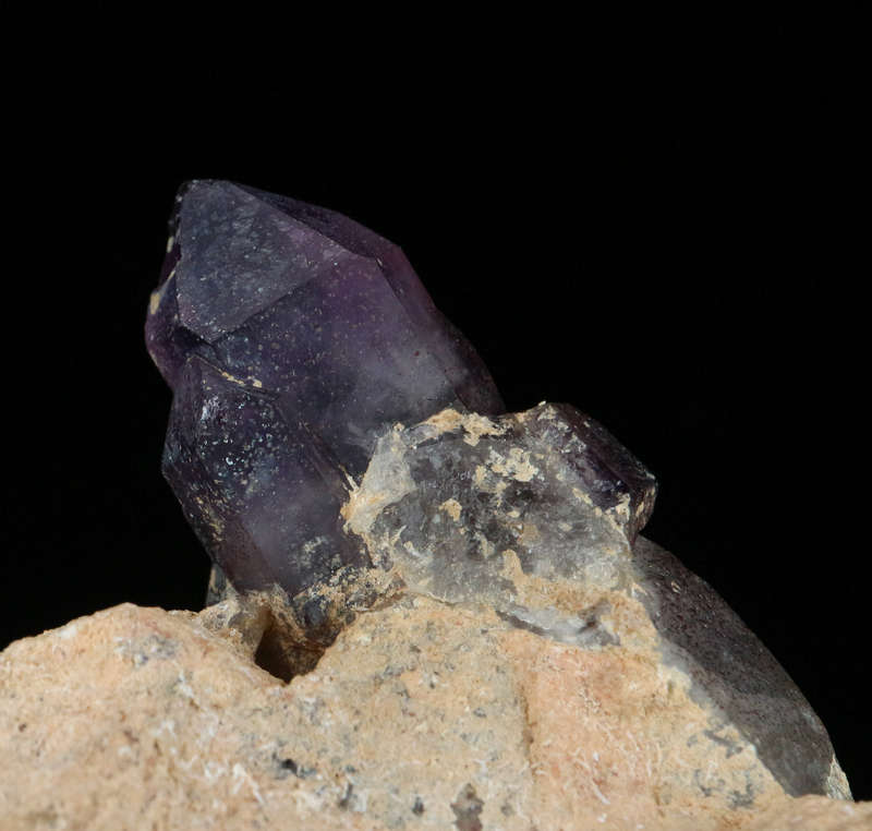 Amethyst Quartz on Matrix, Gobobosebberge Mnt, Namibia
