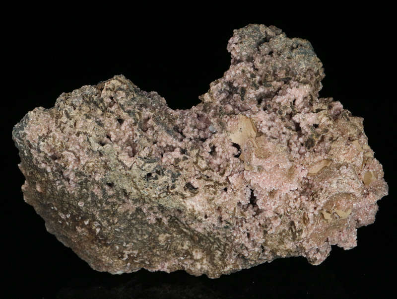 Rhodochrosite on Matrix,"N'Chwaning II Mine, Kalahari Manganese Field, Northern Cape, South Africa "