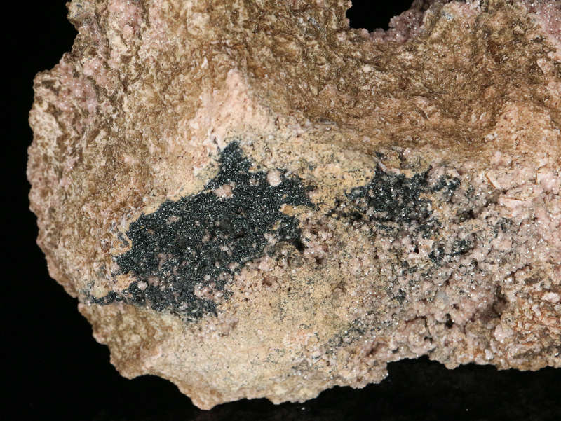 Rhodochrosite on Matrix,"N'Chwaning II Mine, Kalahari Manganese Field, Northern Cape, South Africa "