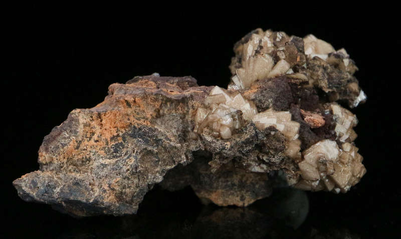 Olmiite on Matrix, "N'Chwaning II Mine, Kalahari Manganese Field, Northern Cape, South Africa. "