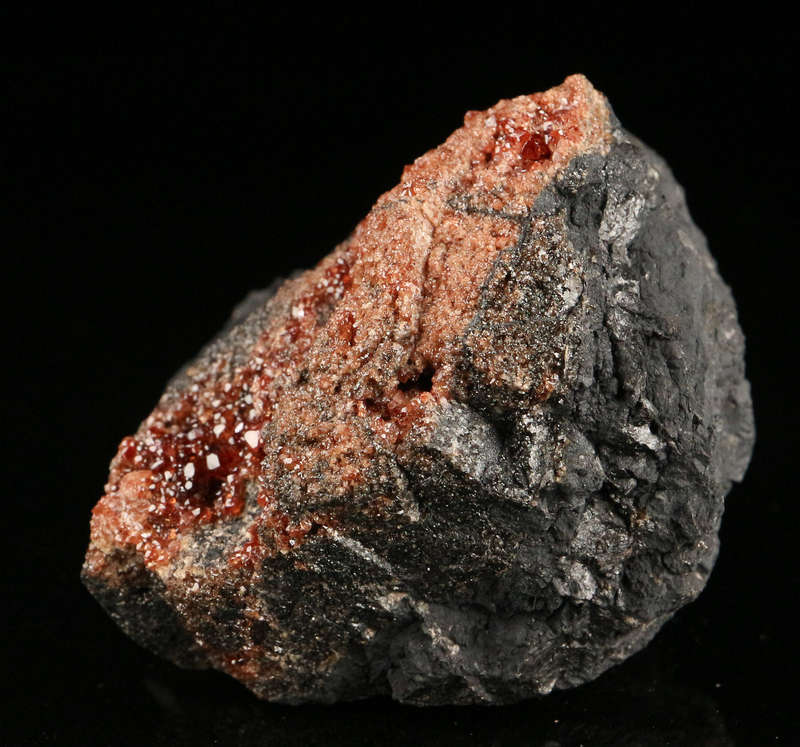 Andradite on Matrix, "N'Chwaning II Mine, Kalahari Manganese Field, Northern Cape, South Africa "