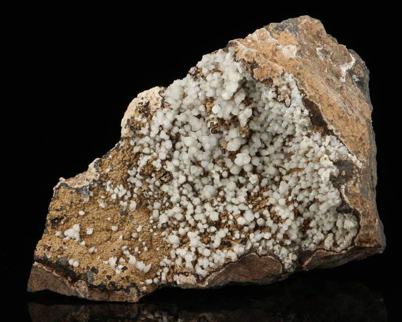 Calcite on Matrix, "N'Chwaning II Mine, Kalahari Manganese Field, Northern Cape, South Africa. "