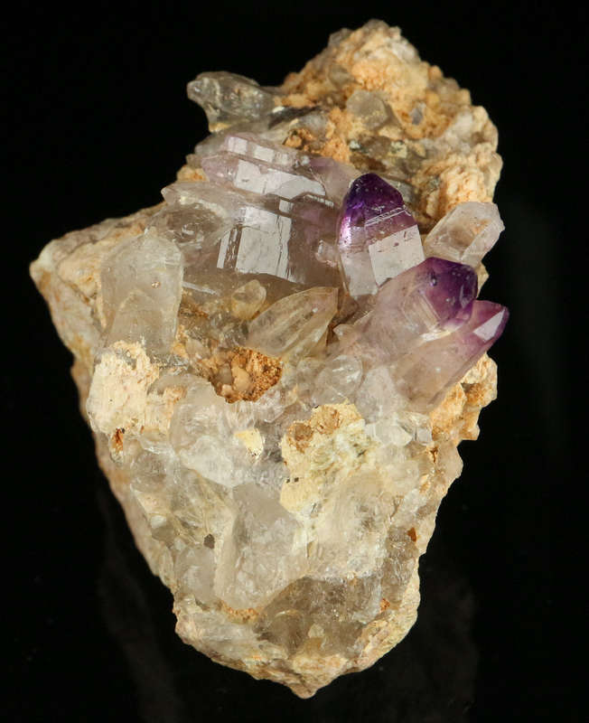 Amethyst incl Quartz on Matrix, Gobobosebberge Mnt, Namibia