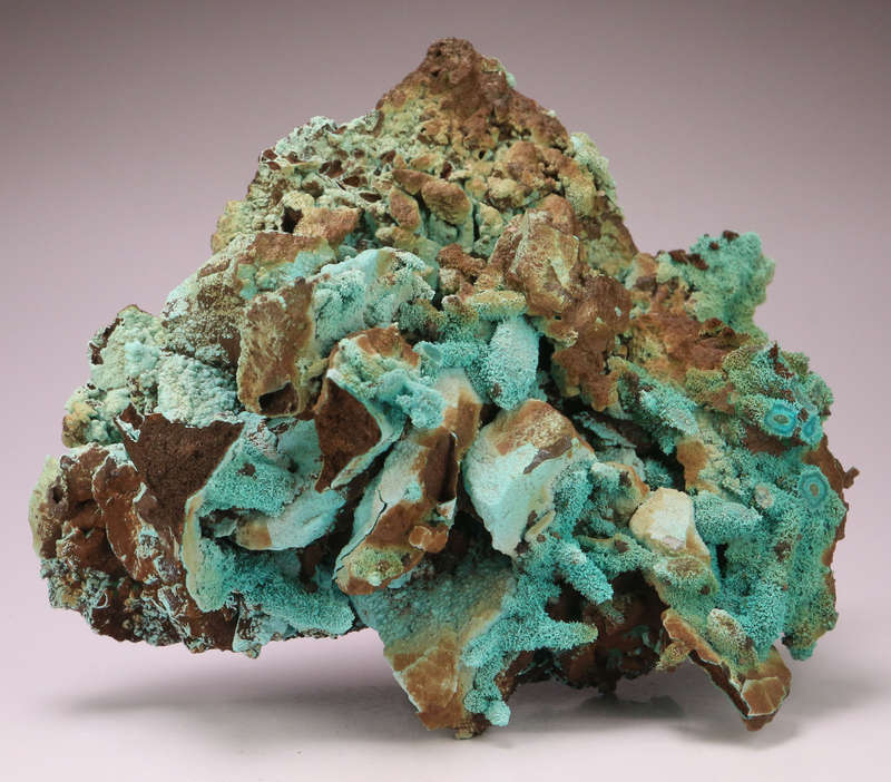 Malachite after Azurite , Lupoto Mine, DR Congo