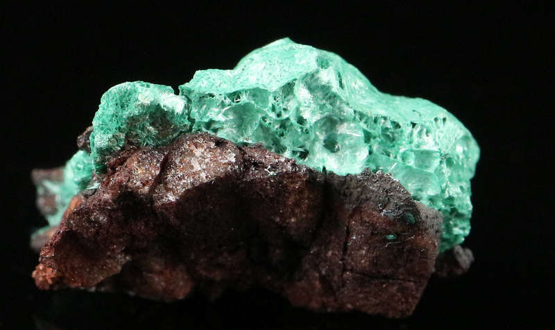 Malachite on Matrix, Skorpion Mine, Karas Region, Namibia