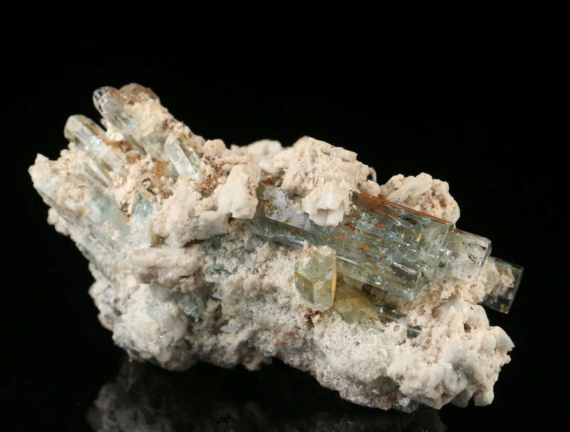 Aquamarine & Feldspar Cluster, Erongo Mnt Region, Namibia