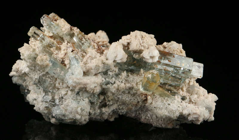 Aquamarine & Feldspar Cluster, Erongo Mnt Region, Namibia
