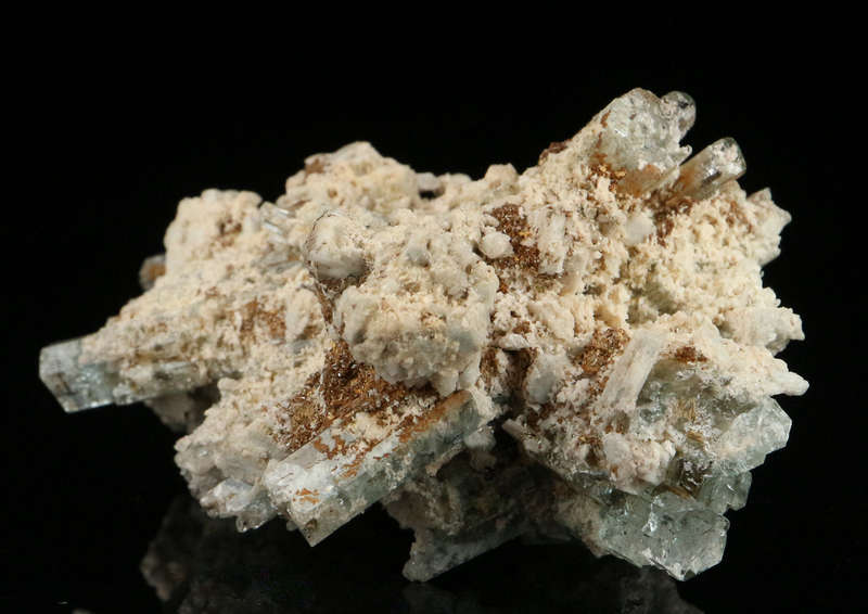 Aquamarine & Feldspar Cluster, Erongo Mnt Region, Namibia